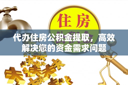 神湾代办住房公积金提取，高效解决您的资金需求问题
