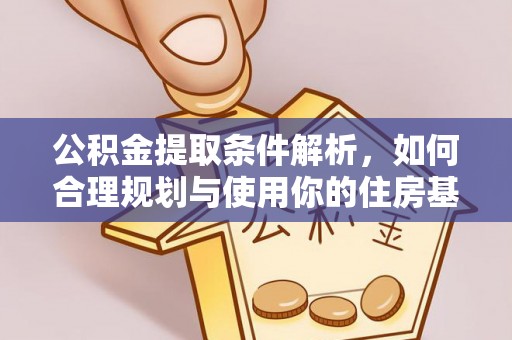 神湾公积金提取条件解析，如何合理规划与使用你的住房基金