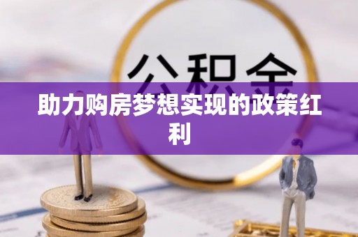 神湾助力购房梦想实现的政策红利