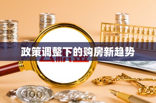 神湾政策调整下的购房新趋势