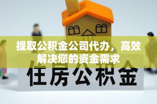 神湾提取公积金公司代办，高效解决您的资金需求