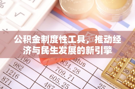 神湾公积金制度性工具，推动经济与民生发展的新引擎