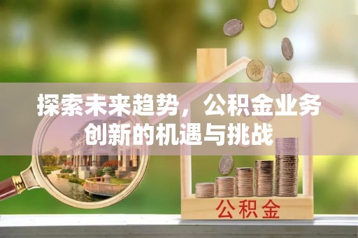 神湾探索未来趋势，公积金业务创新的机遇与挑战