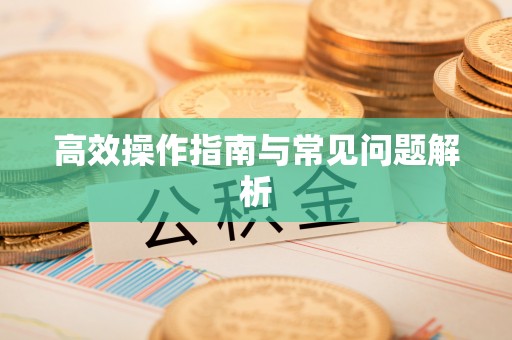 神湾高效操作指南与常见问题解析