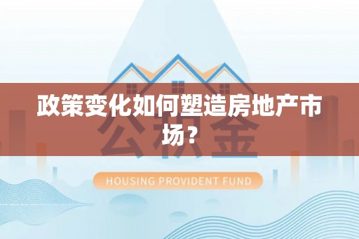 神湾政策变化如何塑造房地产市场？