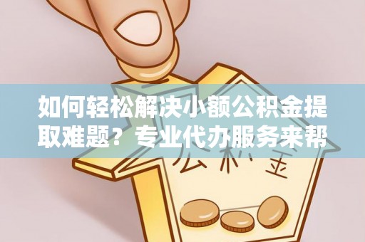 神湾如何轻松解决小额公积金提取难题？专业代办服务来帮忙