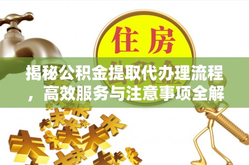 神湾揭秘公积金提取代办理流程，高效服务与注意事项全解析