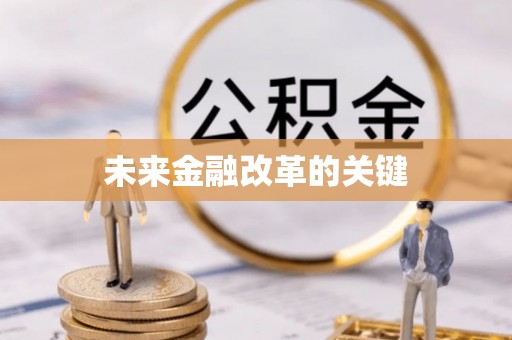 神湾未来金融改革的关键