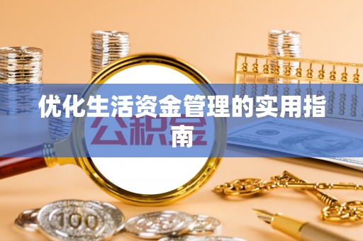神湾优化生活资金管理的实用指南