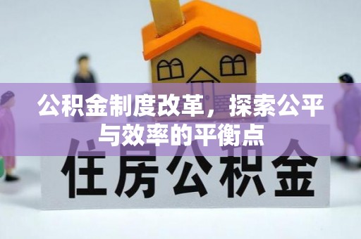 神湾公积金制度改革，探索公平与效率的平衡点