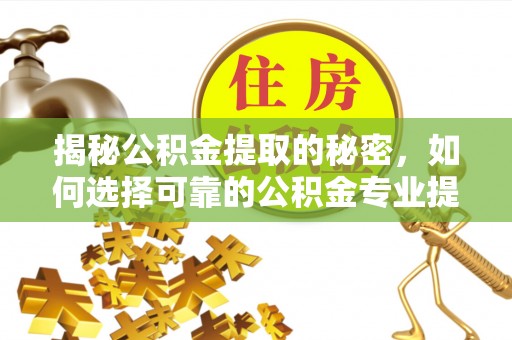 神湾揭秘公积金提取的秘密，如何选择可靠的公积金专业提取代办服务