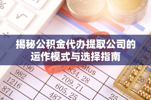 神湾揭秘公积金代办提取公司的运作模式与选择指南