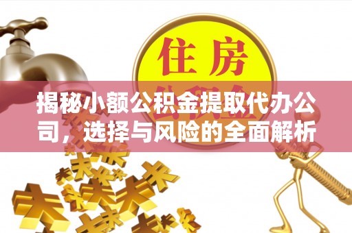 神湾揭秘小额公积金提取代办公司，选择与风险的全面解析