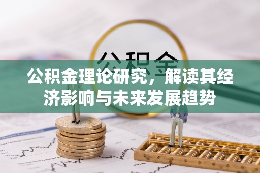 神湾公积金理论研究，解读其经济影响与未来发展趋势