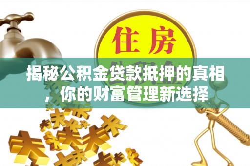 神湾揭秘公积金贷款抵押的真相，你的财富管理新选择