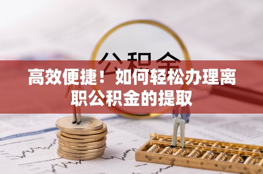 神湾高效便捷！如何轻松办理离职公积金的提取