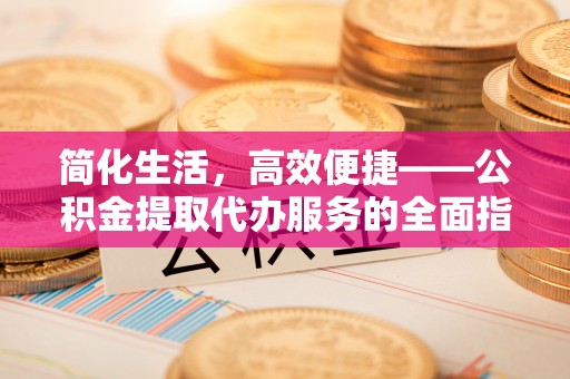神湾简化生活，高效便捷——公积金提取代办服务的全面指南