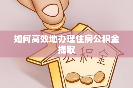神湾如何高效地办理住房公积金提取