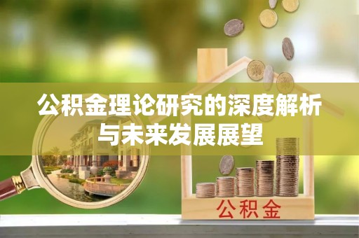 神湾公积金理论研究的深度解析与未来发展展望