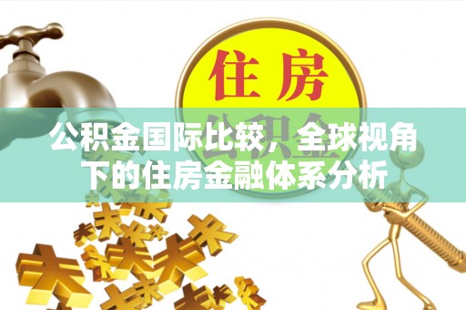 神湾公积金国际比较，全球视角下的住房金融体系分析