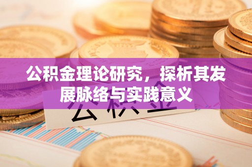 神湾公积金理论研究，探析其发展脉络与实践意义