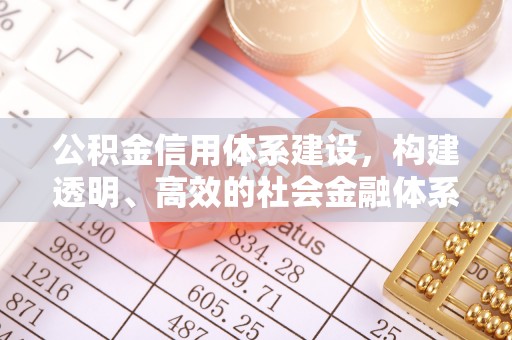 神湾公积金信用体系建设，构建透明、高效的社会金融体系