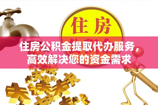神湾住房公积金提取代办服务，高效解决您的资金需求