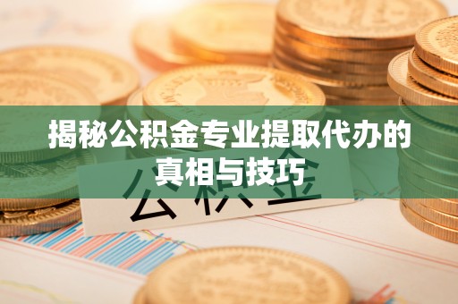 神湾揭秘公积金专业提取代办的真相与技巧